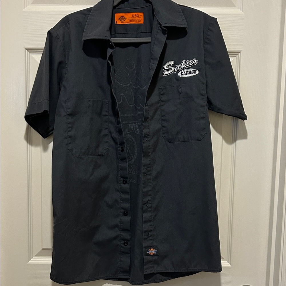 Dickies Black Short Sleeve Casual Shirt